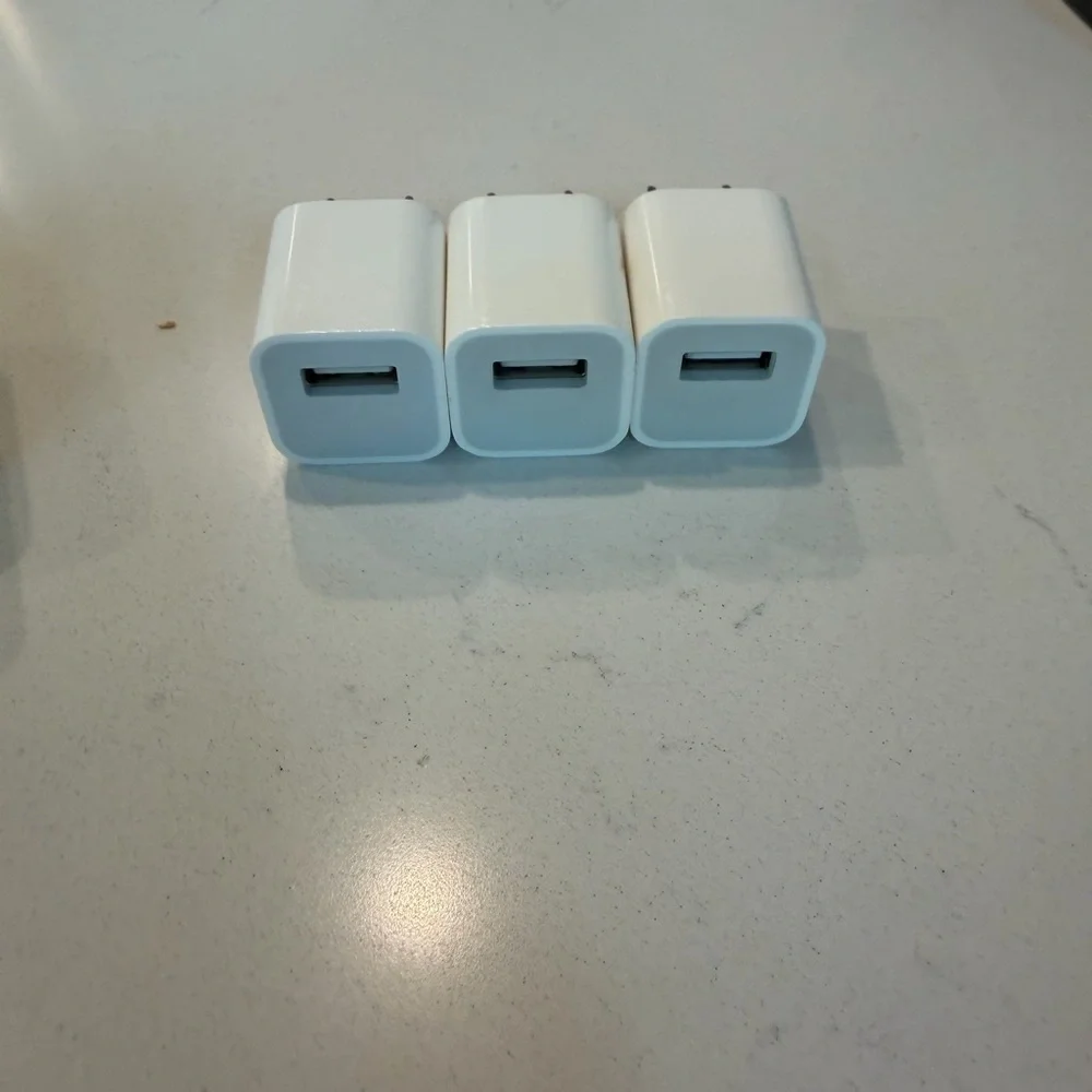 iPhone charger plugs